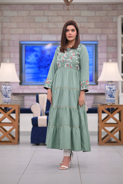 Chilgozay - Embroidered Maxi  (CC 571)