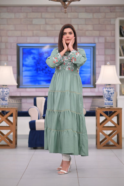 Chilgozay - Embroidered Maxi  (CC 571)