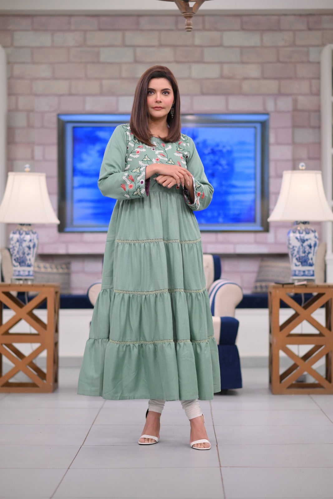 Chilgozay - Embroidered Maxi  (CC 571)