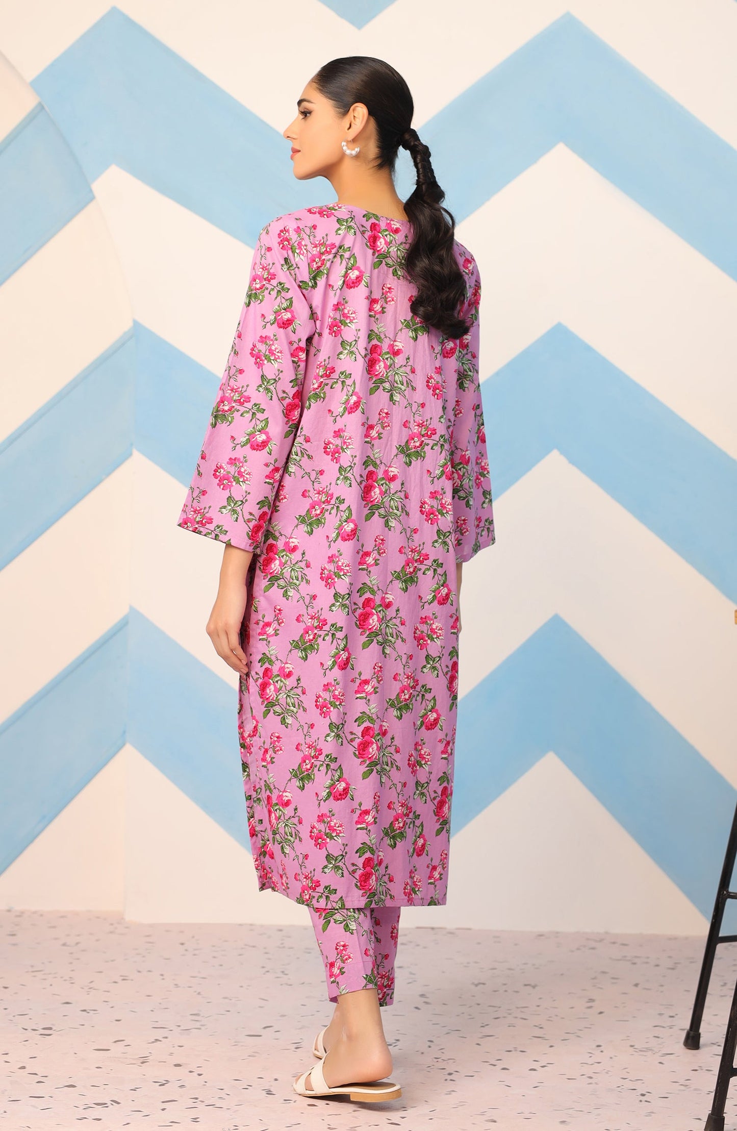 Orient - Stitched 2 Piece Embroidered Cambric Shirt and Cambric Pant