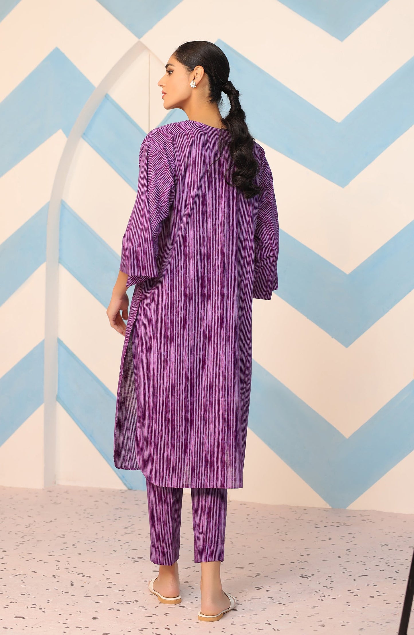 Orient - Stitched 2 Piece Embroidered Khaddar Shirt and Khaddar Pant