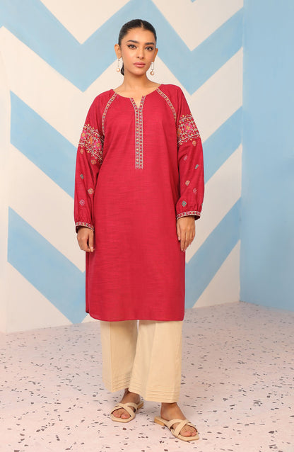 Orient - Stitched 1 Piece Embroidered Khaddar Shirt