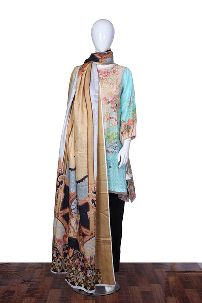 Adan's Libas - Cornelian - Stitch 2PC Embroidered Khaddar