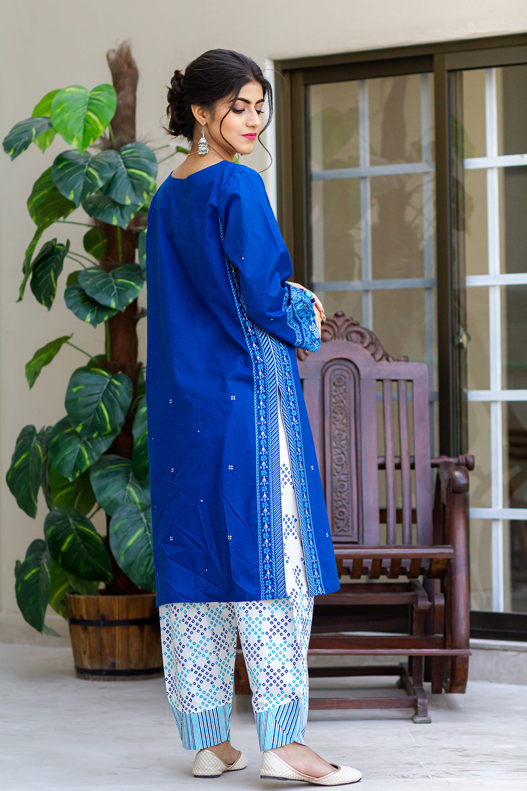 Eraj Hussain - Cerulean Bluebells - Stitched