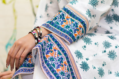 Eraj Hussain - Periwinkle - Stitched