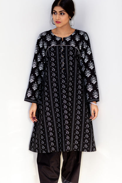 Eraj Hussain - Black Lily - Stitched