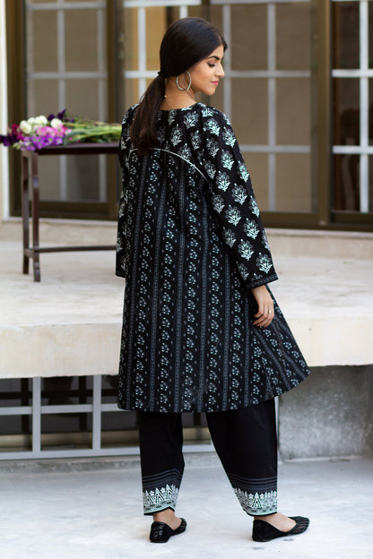 Eraj Hussain - Black Lily - Stitched