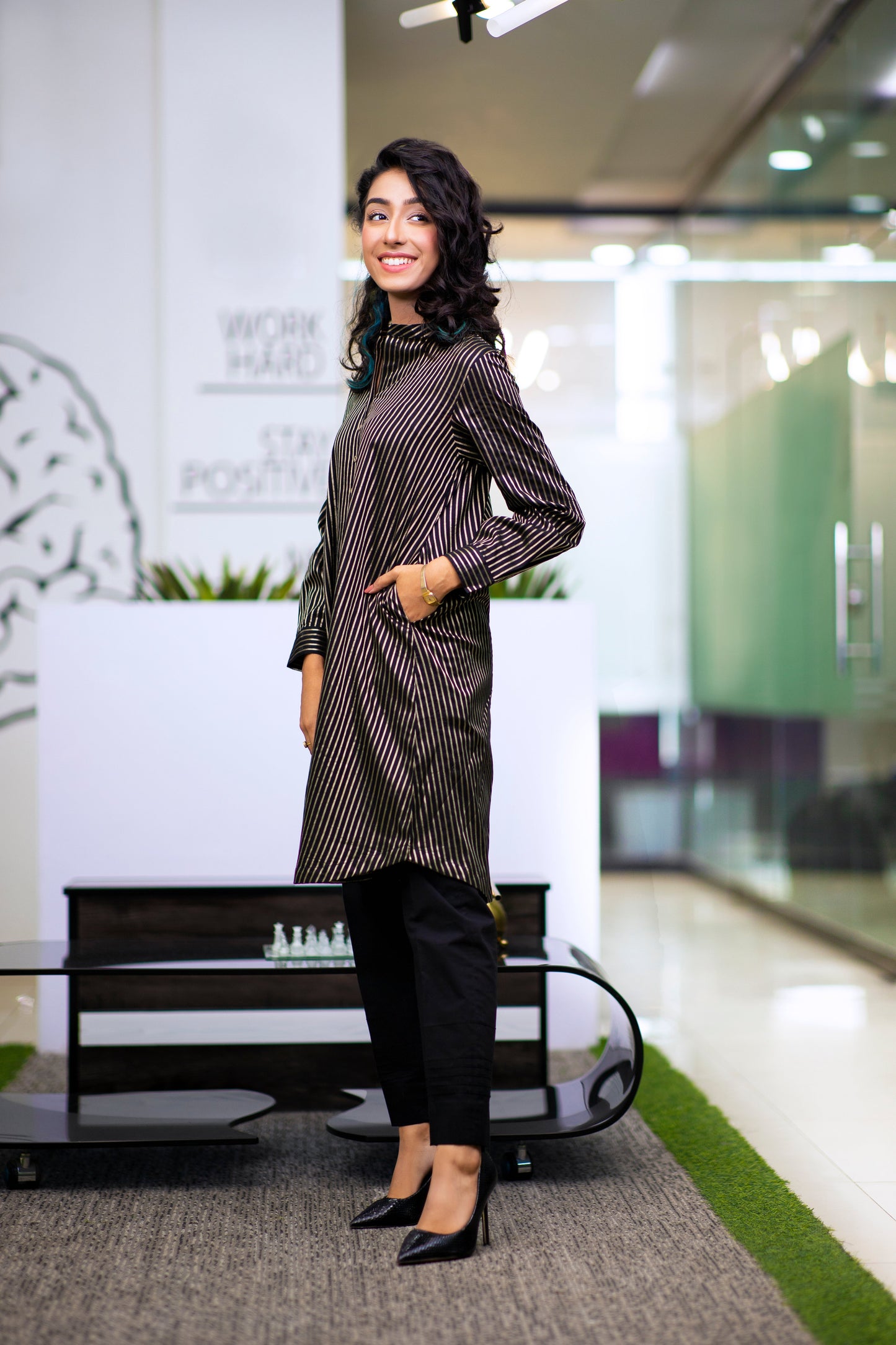 Eraj Hussain - Tuesday Workaholic - Black - Stitched