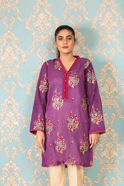 Adan's Libas - Catmint - Stitched Embroidered Swiss Shirt