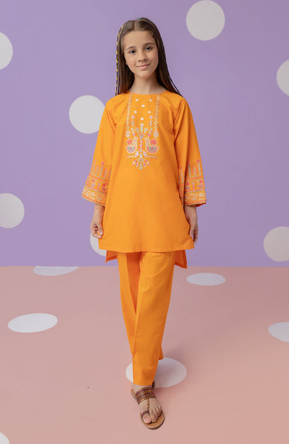 Orient - Stitched 2 Piece Plain Embroidered Shirt and Lawn Pant
