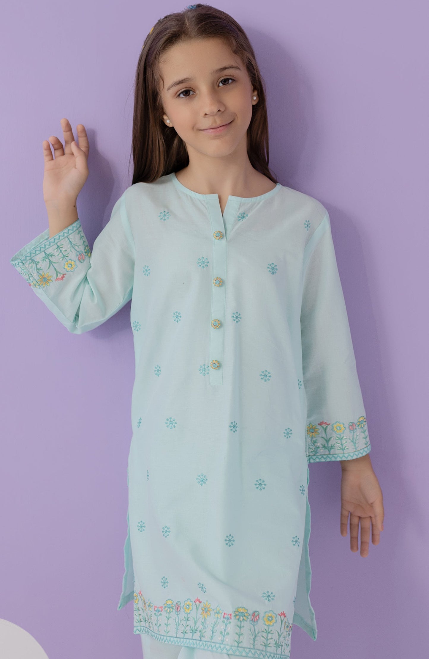 Orient - Stitched 2 Piece Plain Lawn Shirt and Lawn Pant