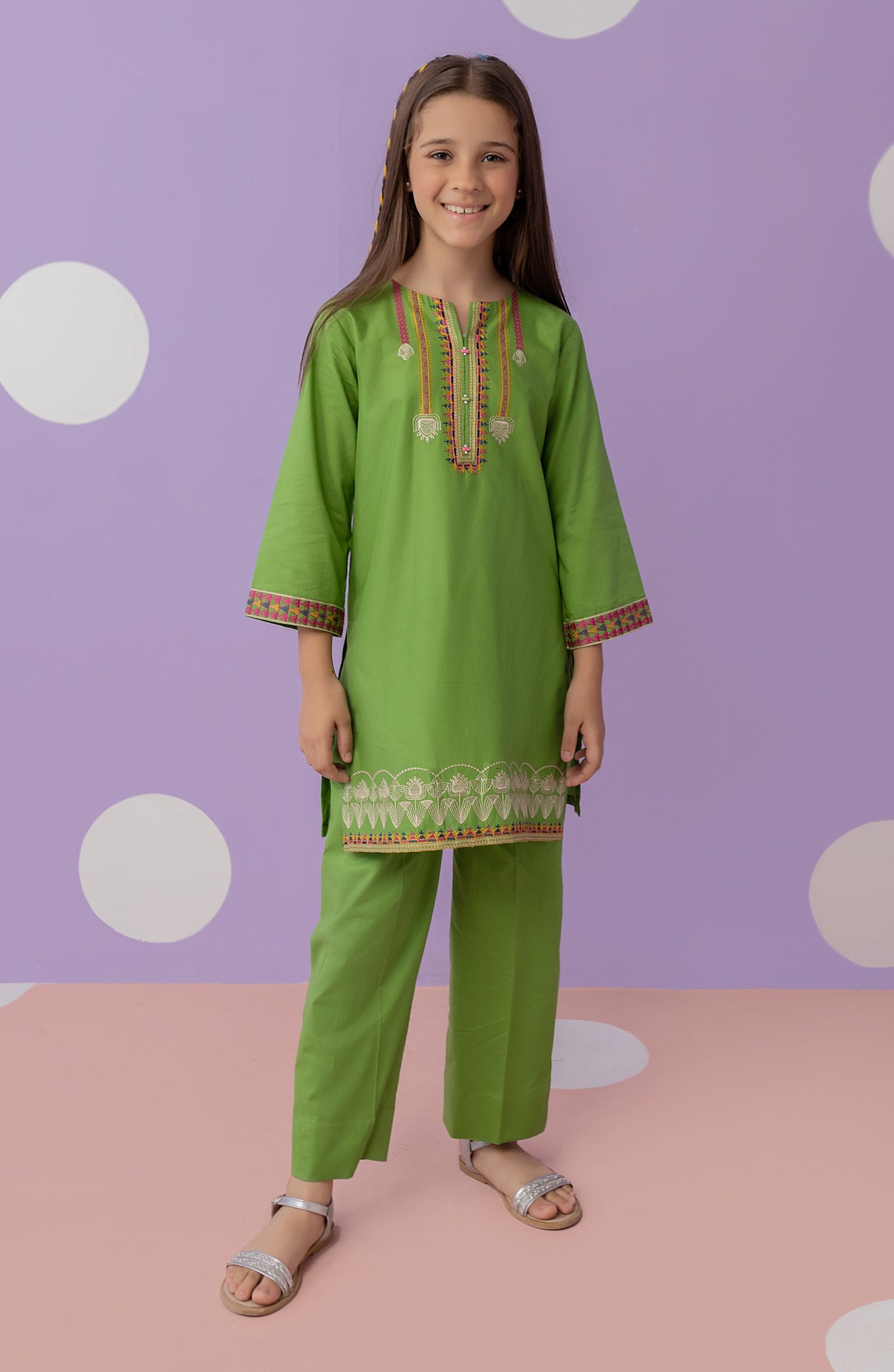 Orient - Stitched 2 Piece Embroidered Lawn Shirt and Lawn Pant