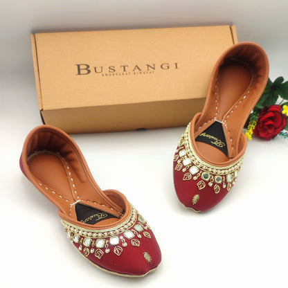 Bustangi - Anarkali - Maroon