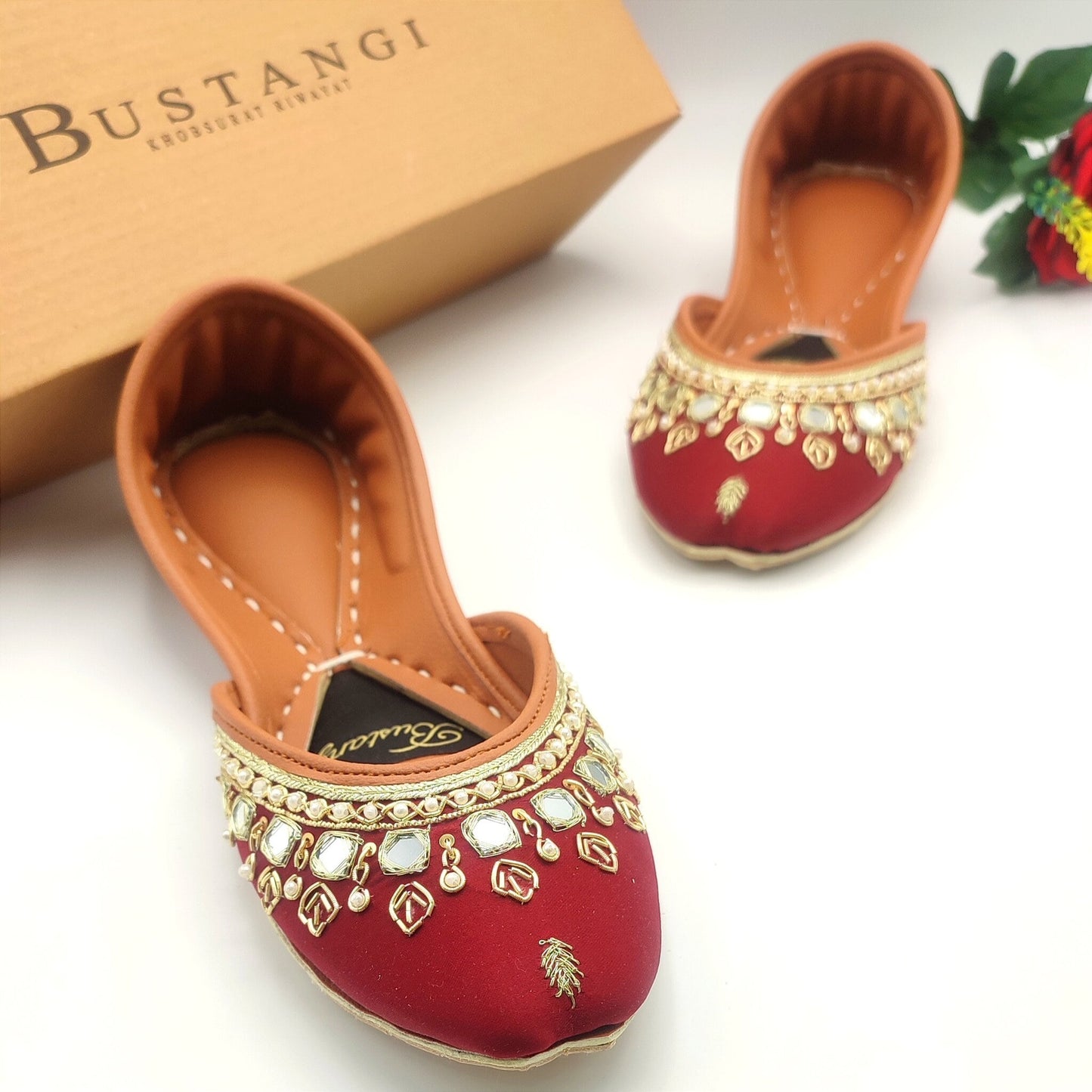 Bustangi - Anarkali - Maroon