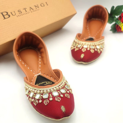 Bustangi - Anarkali - Maroon