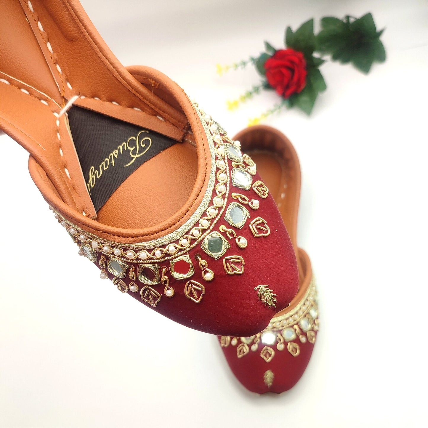 Bustangi - Anarkali - Maroon