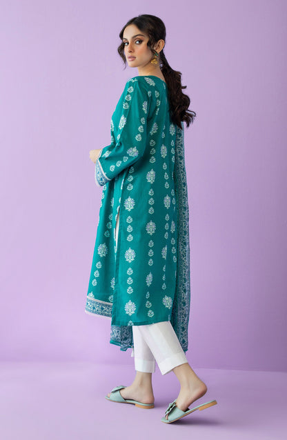 Orient - Unstitched 2 Piece Embroidered Lawn Shirt and Bimber Chiffon Dupatta