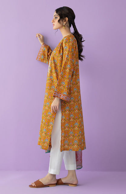 Orient - Stitched 2 Piece Embroidered Lawn Shirt and Chiffon Dupatta
