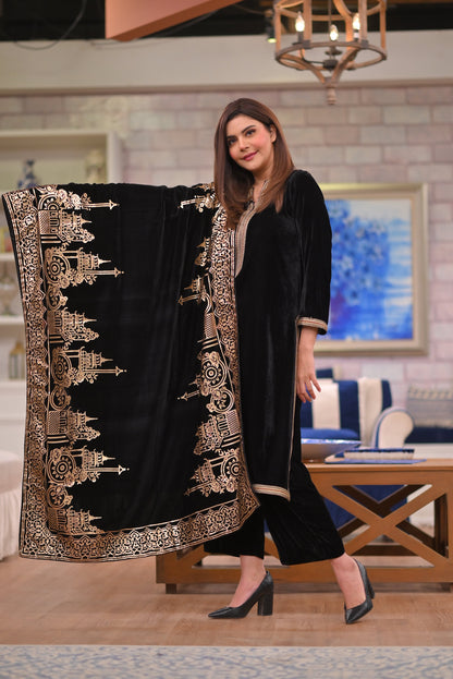 Chilgozay - Luxury Velvet Shawl (CC 153)