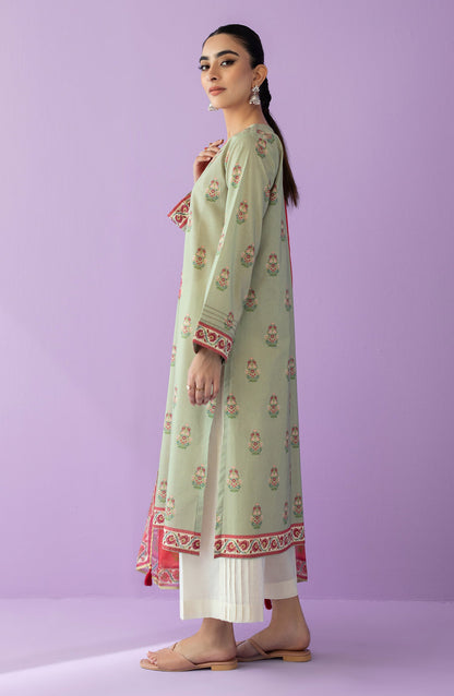 Orient - Stitched 2 Piece Embroidered Lawn Shirt and Chiffon Dupatta