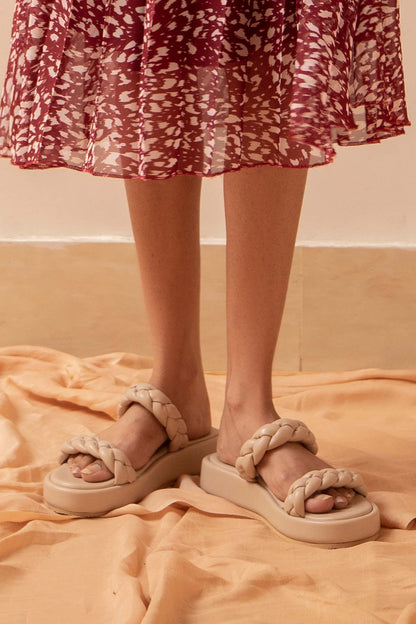 BTW - HIGH PLATFORM FLATS SLIPPER