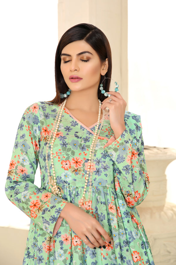 Adan's Libas - D 1 - Digital Printed Linen 3PC