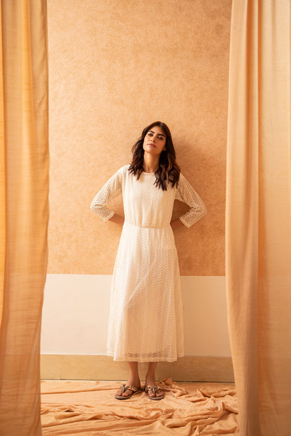 BTW - MIDI LACE DRESS