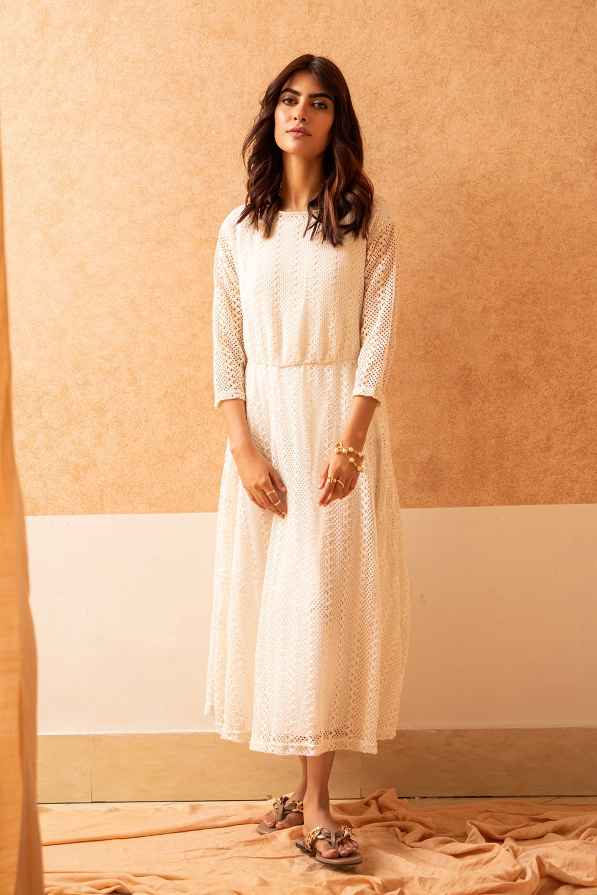 BTW - MIDI LACE DRESS