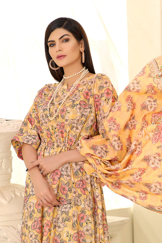 Adan's Libas - D 5 - Digital Printed Linen 3PC