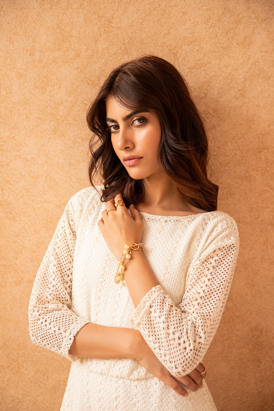 BTW - MIDI LACE DRESS