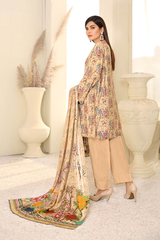 Adan's Libas - D 16 - Digital Printed Linen 3PC