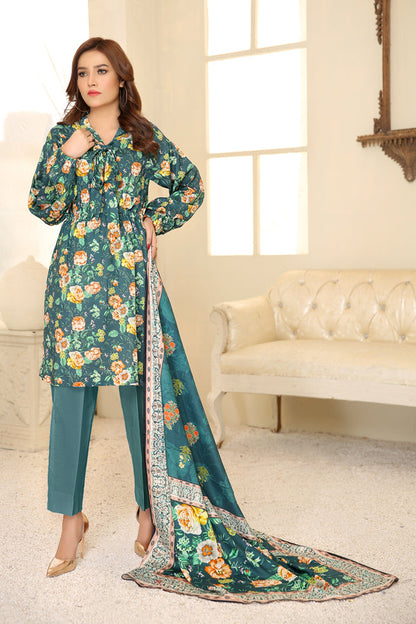 Adan's Libas - D 20 - Digital Printed Linen 3PC