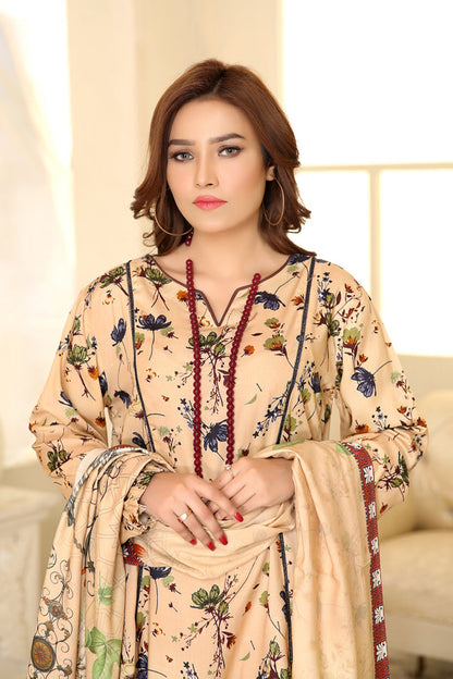 Adan's Libas - D 23 - Digital Printed Linen 3PC