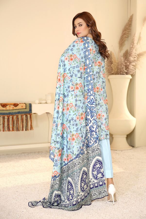 Adan's Libas - D 24 - Digital Printed Linen 3PC