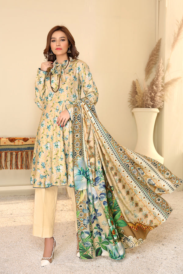 Adan's Libas - D 30 - Digital Printed Linen 3PC