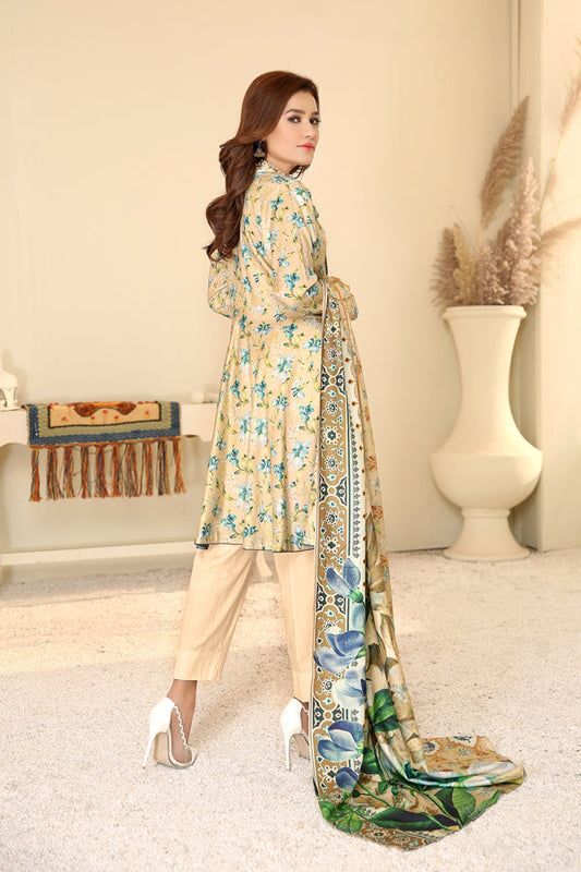 Adan's Libas - D 30 - Digital Printed Linen 3PC
