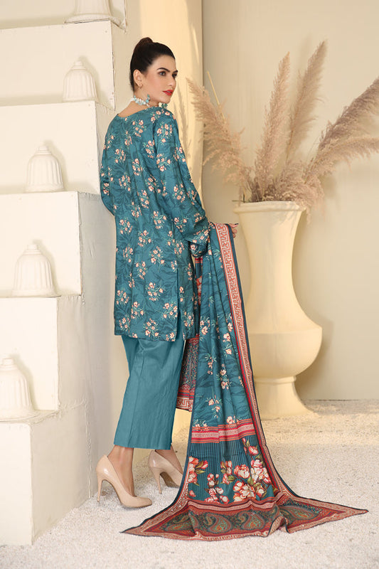 Adan's Libas - D 35 - Digital Printed Linen 3PC
