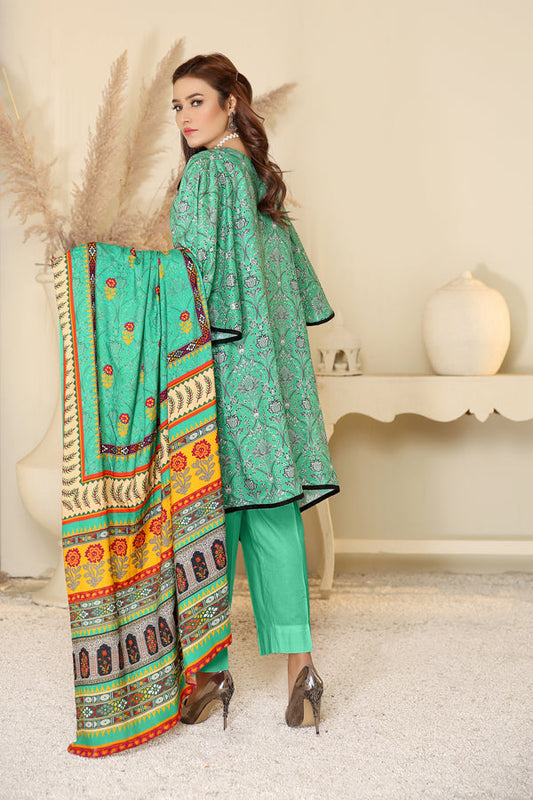Adan's Libas - D 37 - Digital Printed Linen 3PC