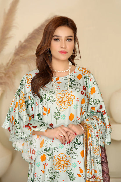 Adan's Libas - D 38 - Digital Printed Linen 3PC