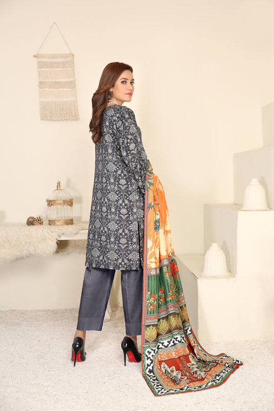 Adan's Libas - D 39 - Digital Printed Linen 3PC