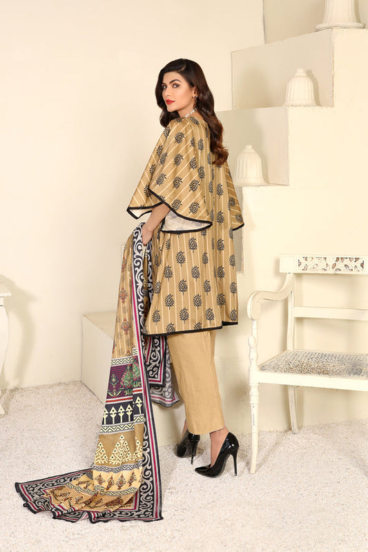 Adan's Libas - D 40 - Digital Printed Linen 3PC