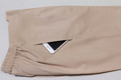 Eraj Hussain - Turn up Pearl Pants