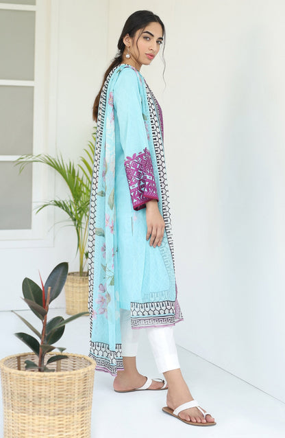 Orient - Unstitched 2PC Embroidered Jacquard Shirt and Chiffon Dupatta