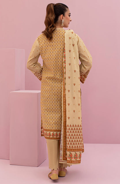 Orient - Unstitched 3 Piece Printed Lawn Shirt , Cambric Pant and Lawn Dupatta