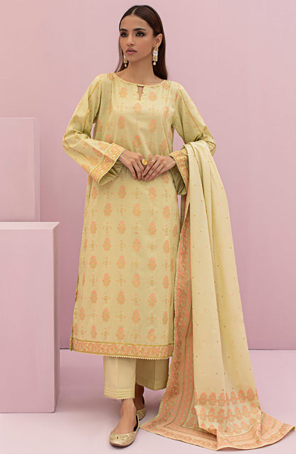 Orient - Stitched 3 Piece Printed Lawn Shirt , Cambric Pant and Lawn Dupatta