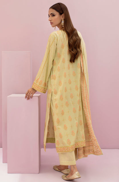 Orient - Stitched 3 Piece Printed Lawn Shirt , Cambric Pant and Lawn Dupatta