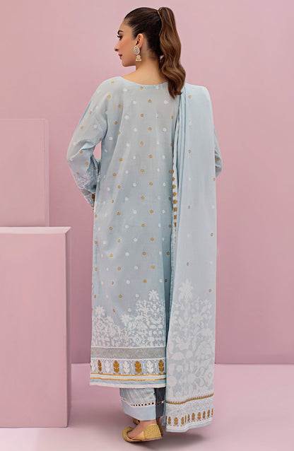 Orient - Unstitched 3 Piece Printed Lawn Shirt , Cambric Pant and Lawn Dupatta