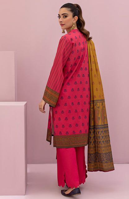 Orient - Unstitched 3 Piece Printed Lawn Shirt , Cambric Pant and Lawn Dupatta