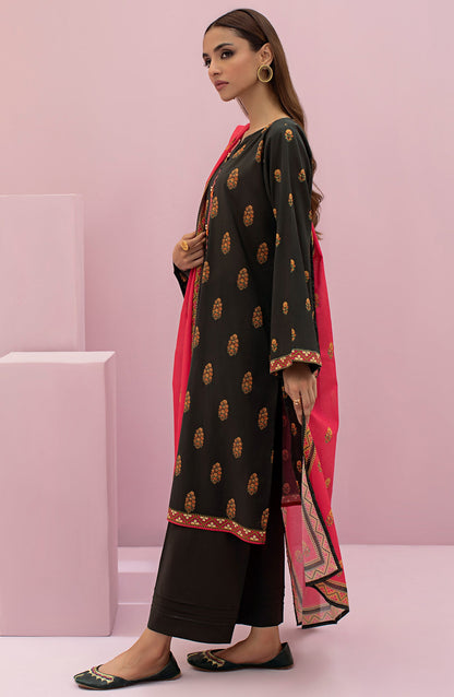 Orient - Unstitched 3 Piece Printed Lawn Shirt , Cambric Pant and Lawn Dupatta