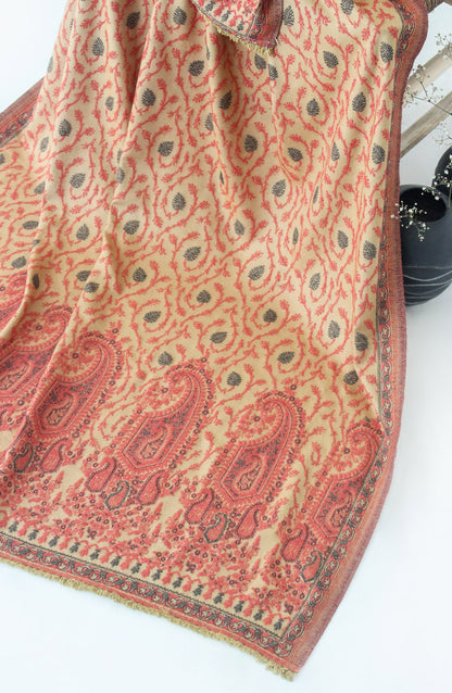 Orient - Yarn Dyed Jacquard Kashmiri Shawl
